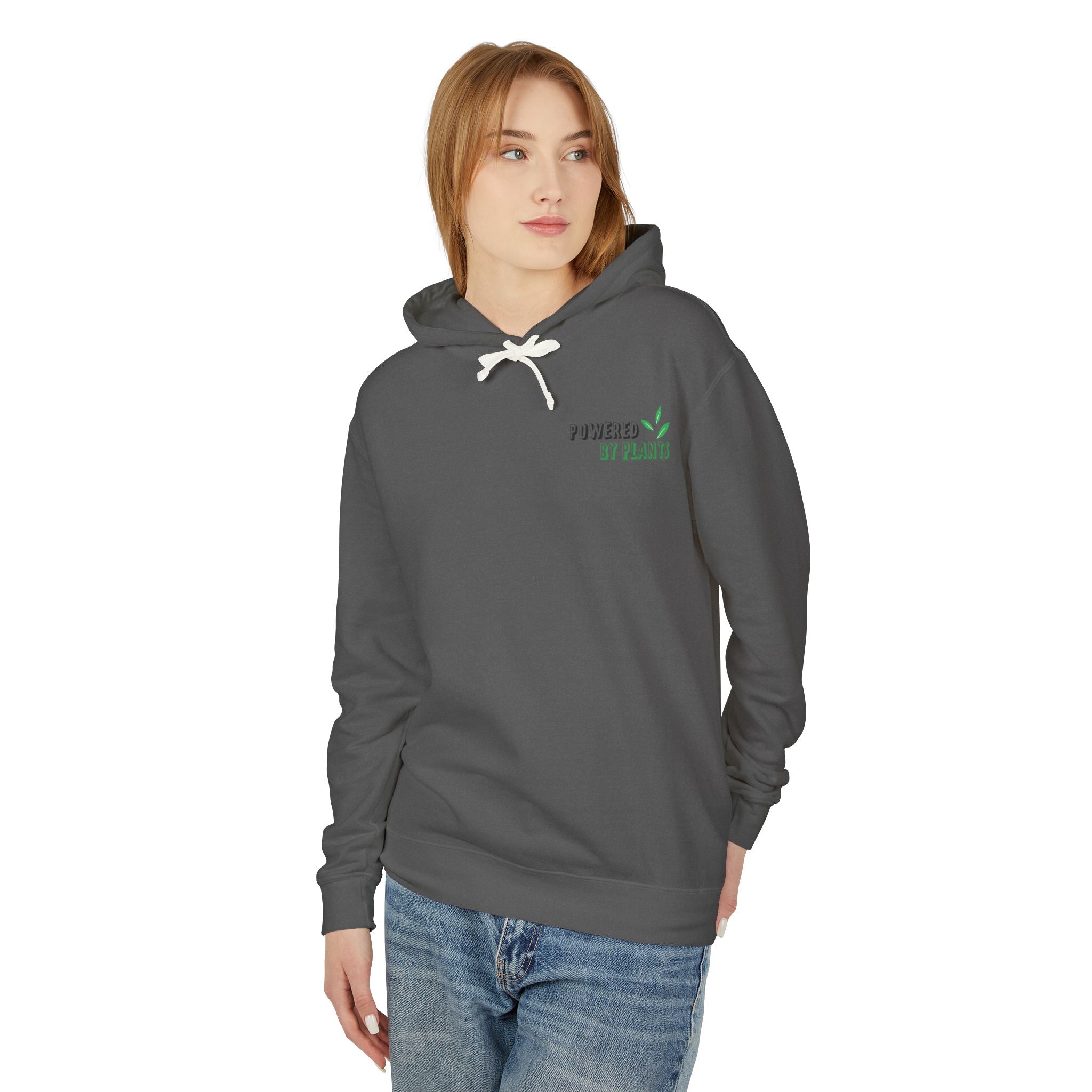 Eccentric Trendz Powered by Plants Hoodie Graphic Hoodie