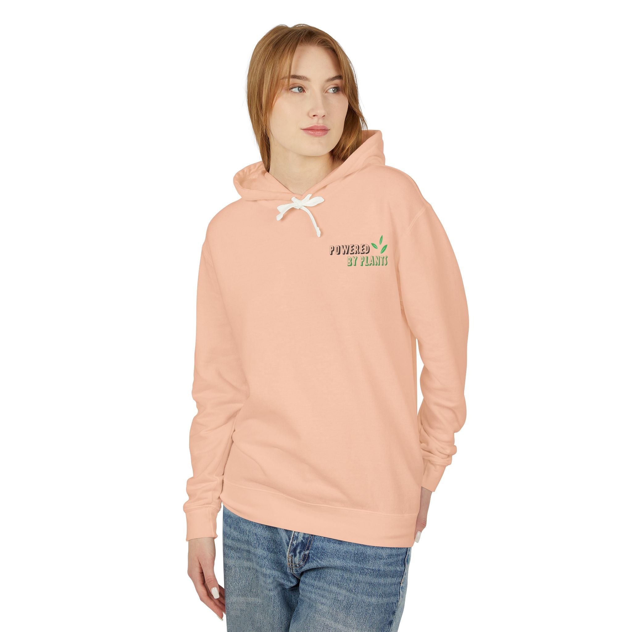Eccentric Trendz Powered by Plants Hoodie Graphic Hoodie