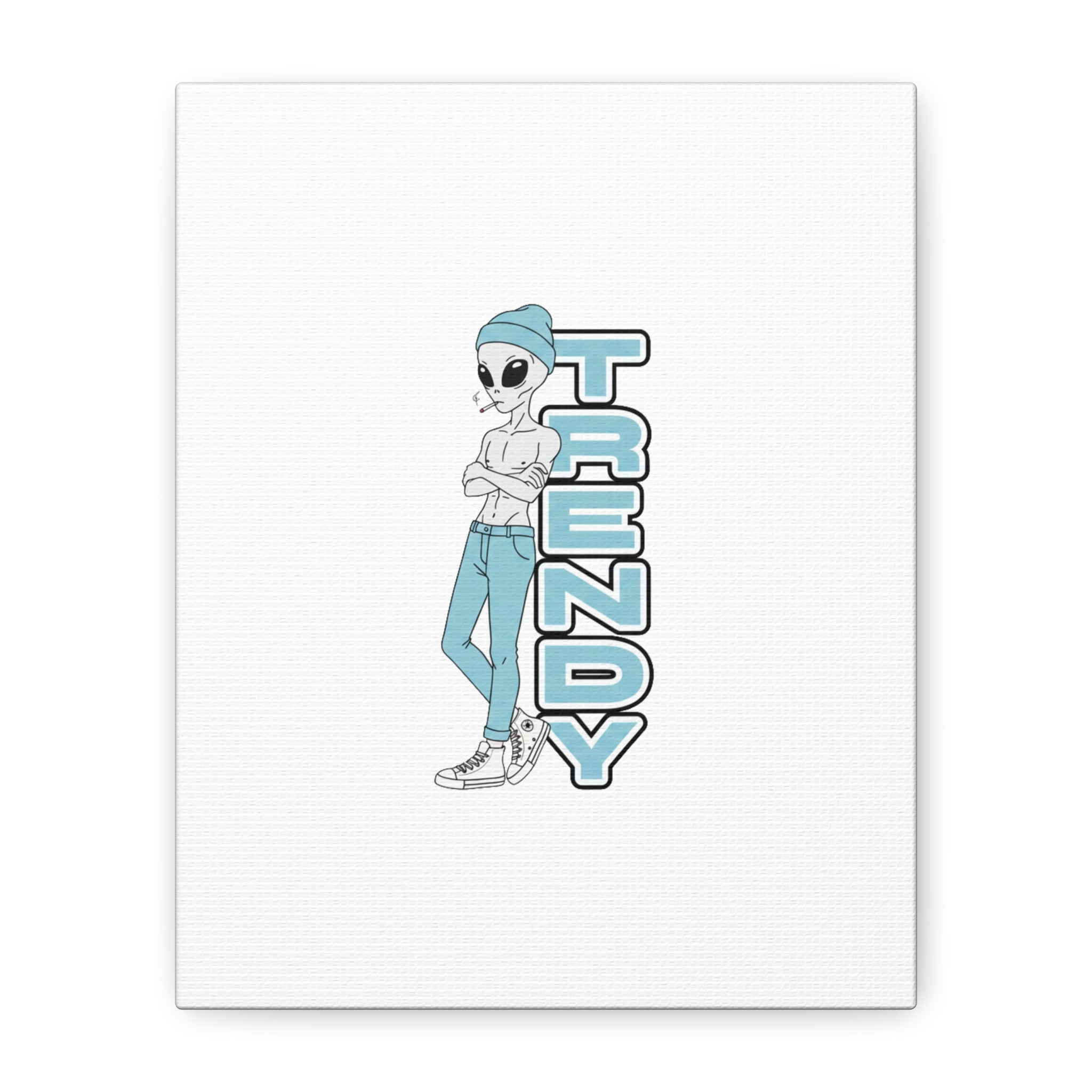 Eccentric Trendz Light-Blue Trendy Minimal Wall Art