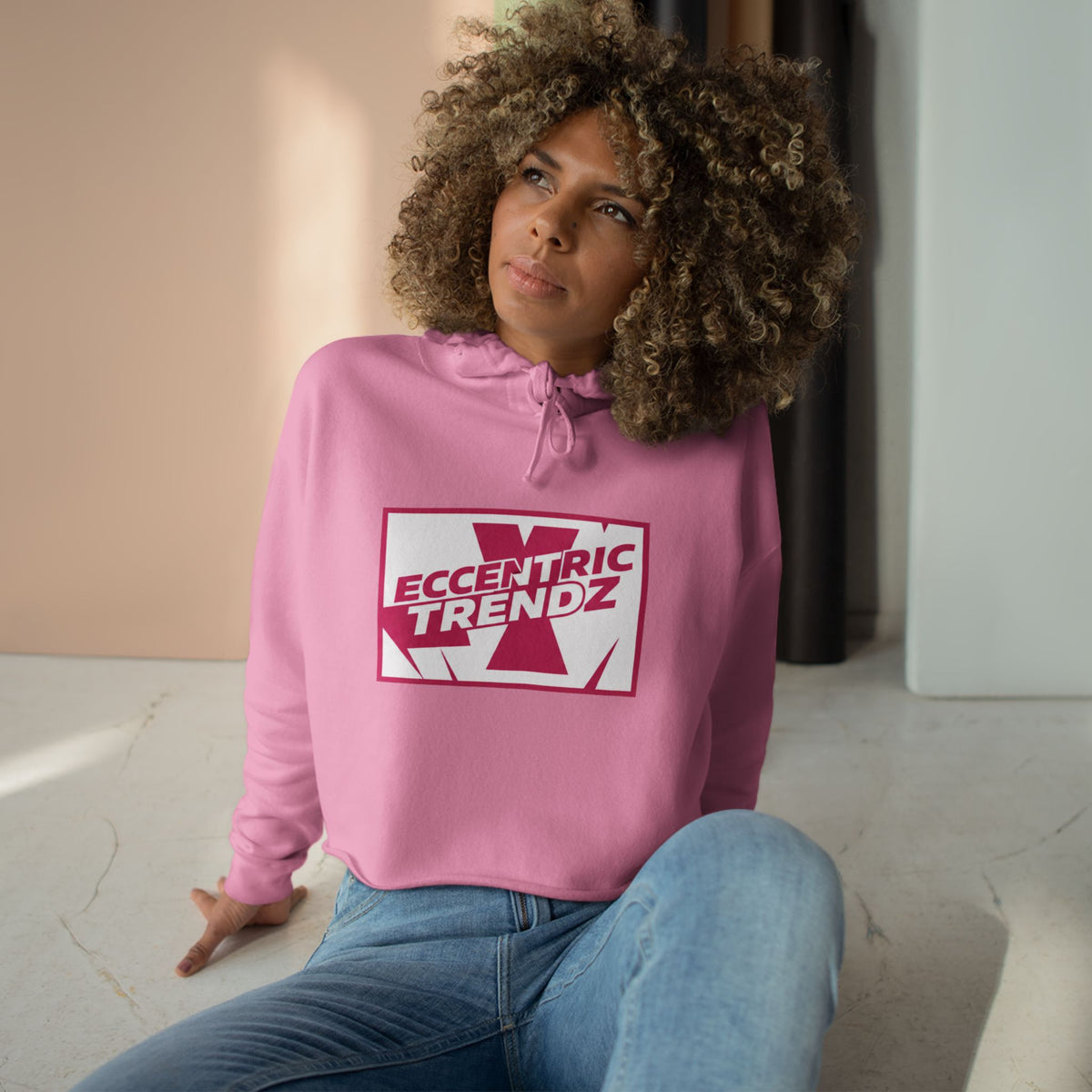 Eccentric Trendz Nova's Magenta Logo Hoodie