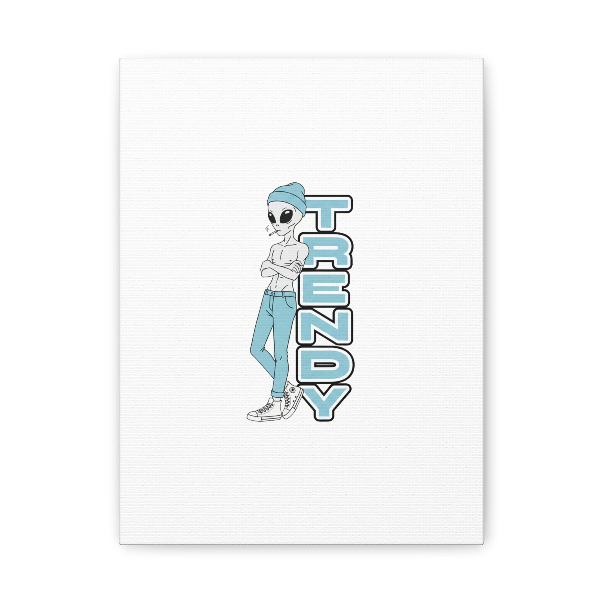 Eccentric Trendz Light-Blue Trendy Minimal Wall Art